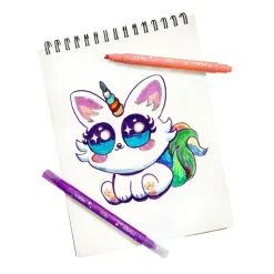 Ooly Magic Markers Set of 12, Switch-eroo Glitter