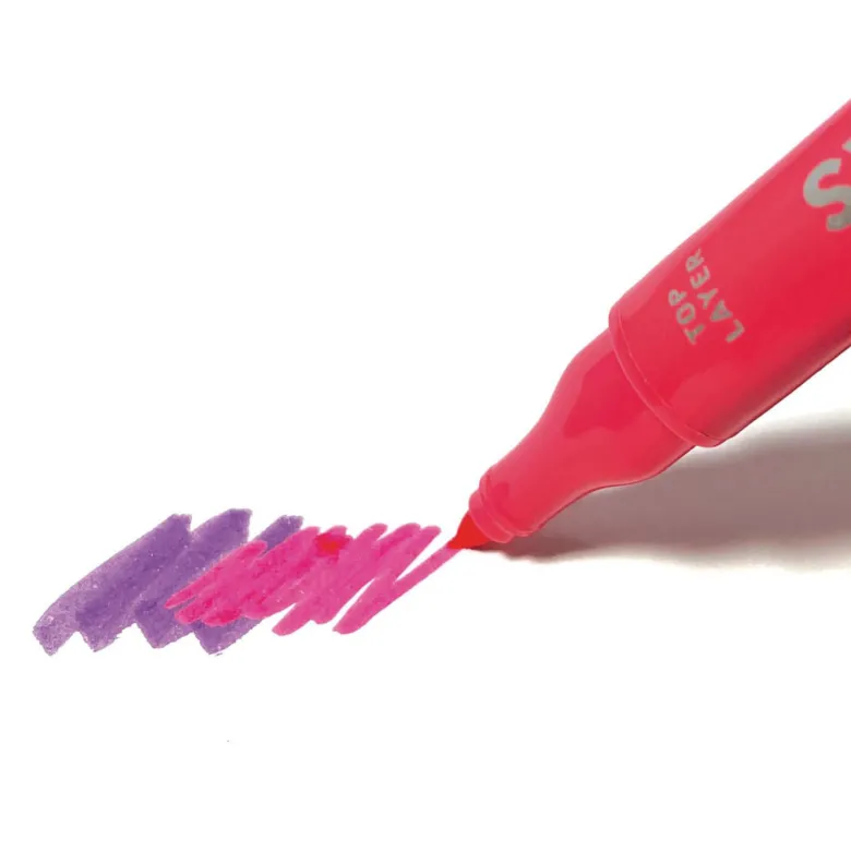 Ooly Marker Set, 8 Pieces, Double-Sided - Layered Creativity