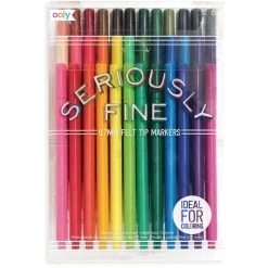Ooly Markers Set, 36 Pieces, Seriously Fine 0.7 mm