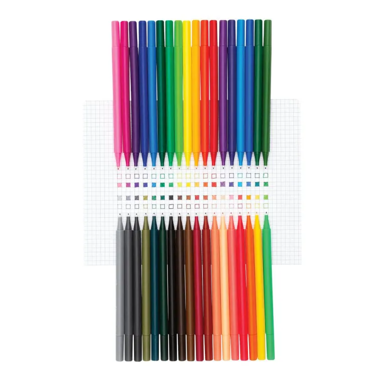 Ooly Markers Set, 36 Pieces, Seriously Fine 0.7 mm