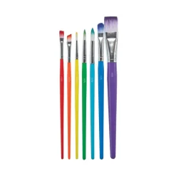 Ooly Paintbrush Set, 7 pcs - Lil Paint Nylon