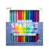 Ooly Rainbow Sparkle Glitter Markers, Set of 15