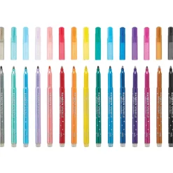Ooly Rainbow Sparkle Glitter Markers, Set of 15
