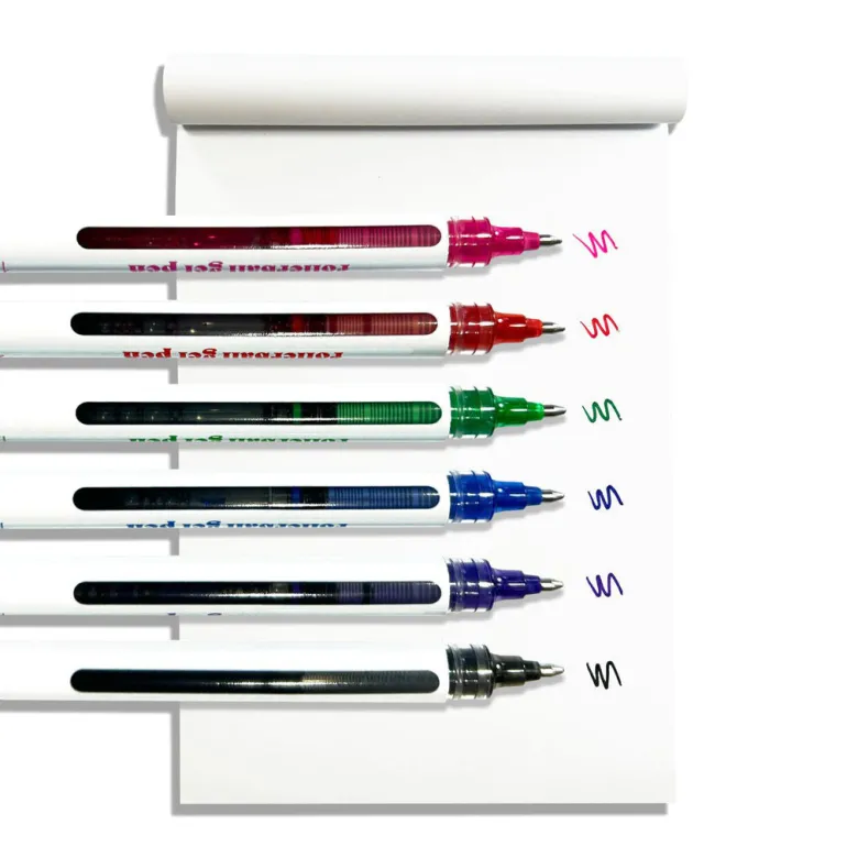 Ooly Rollerball Gel Pen Set of 6, Seriously Smooth Colors