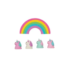 Ooly Scented Erasers, 5-Pack - Unique Unicorns Strawberry