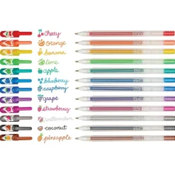 Ooly Scented Gel Pens, Set of 12, Yummy Yummy Glitter