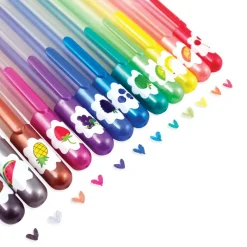 Ooly Scented Gel Pens, Set of 12, Yummy Yummy Glitter