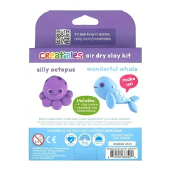 Ooly Self-Hardening Clay - Ocean BFFs 4 Colors - Creatibles
