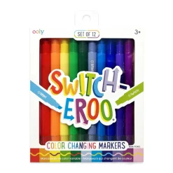 Ooly Switch-eroo Magic Markers, 12 pcs