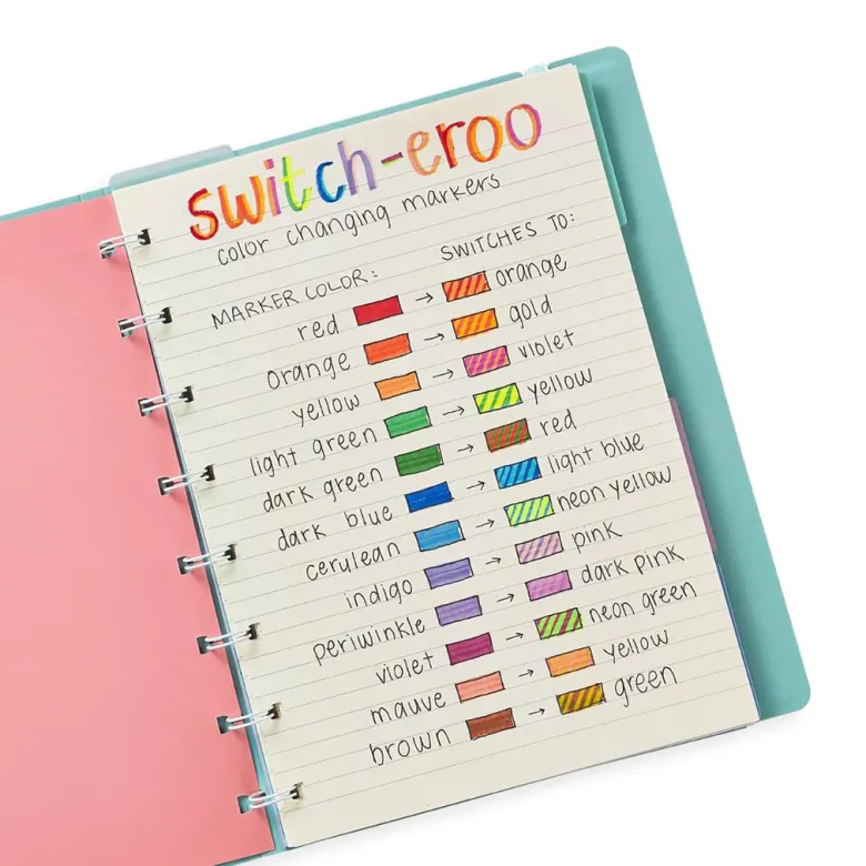 Ooly Switch-eroo Magic Markers, 12 pcs
