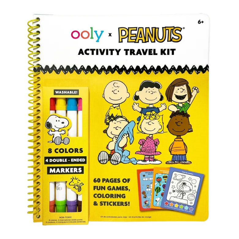 Ooly Travel Activity Set, Workbook with The Radishes