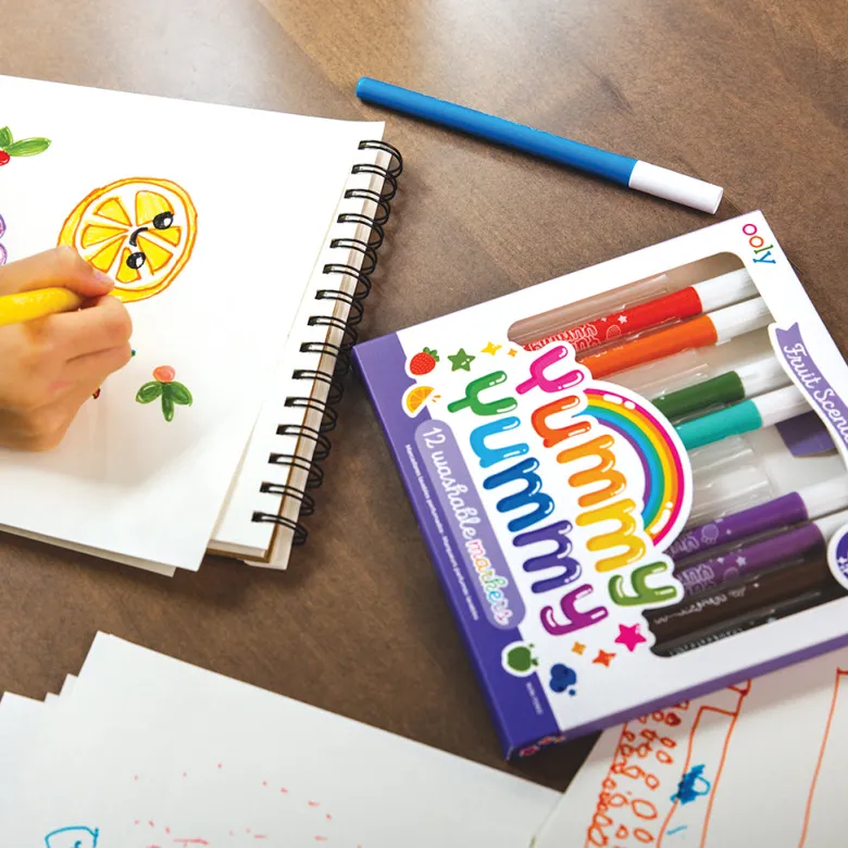 Ooly Yummy Yummy, Scented Markers – 12 pcs.
