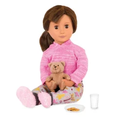 Our Generation dukketøj, Deluxe pyjamassæt m. bamse
