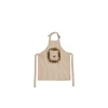 OYOY Children's Apron, Striped Denim Lion