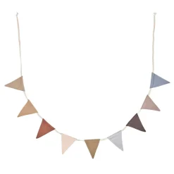 OYOY Flag Garland, Moni Muslin - Multi