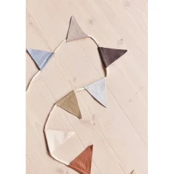 OYOY Flag Garland, Moni Muslin - Multi