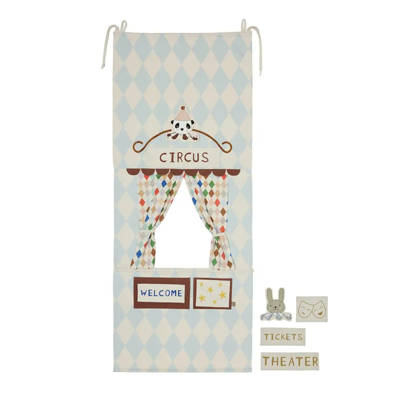 OYOY Multi Theatre & Circus Door Curtain, 80 x 192 cm