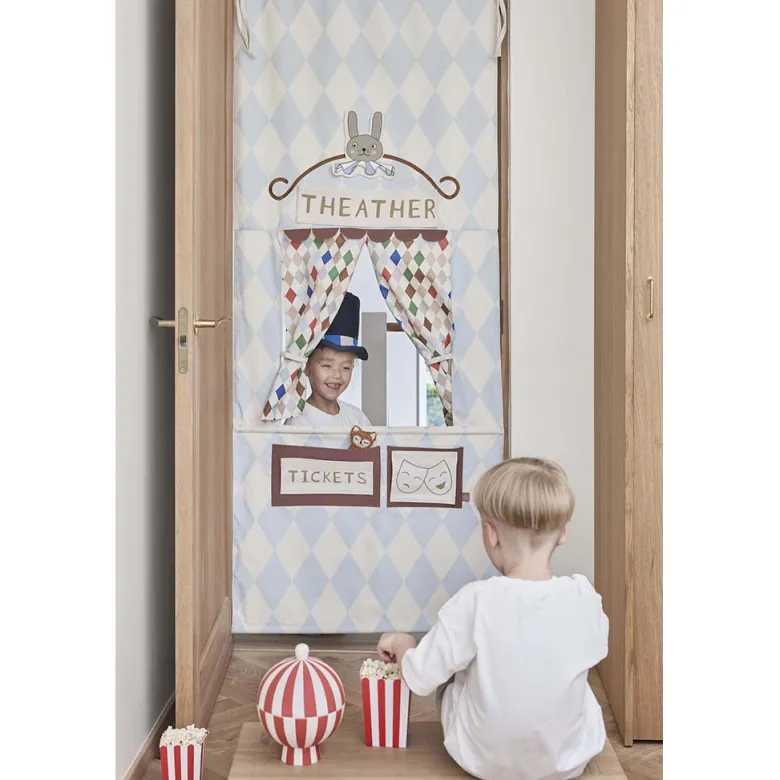 OYOY Multi Theatre & Circus Door Curtain, 80 x 192 cm