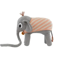 OYOY Plush Toy, Ramboline Elephant - Grey