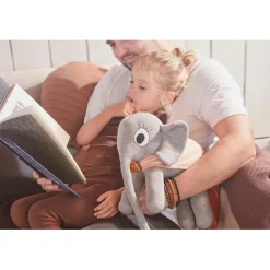 OYOY Plush Toy, Ramboline Elephant - Grey