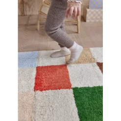 OYOY Rug, Checkered Pattern