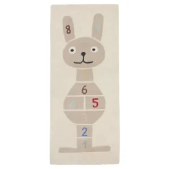 OYOY Rug, Rabbit Hopscotch Rug
