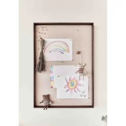 OYOY Stroller Hanging Toy, Musetti Mus - Off White / Melange