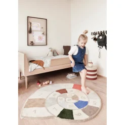 OYOY Stroller Hanging Toy, Musetti Mus - Off White / Melange