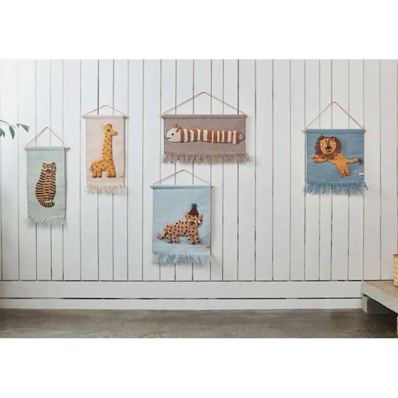 OYOY Wallhanger, Giraffe Design