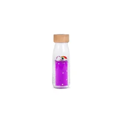 Petit Boum Sensory Toy Bottle with Floating Figures - Magic Rainbow