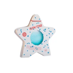 Petit Boum sensory toy, wooden star with liquid and glitter – Blue Orionis