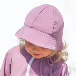 Petit Crabe UV Sun Hat, Frey, Heather - Ages 0-8
