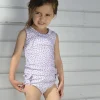 Petit Crabe UV Swim Diaper, Lea, Bouquet - Ages 0-3