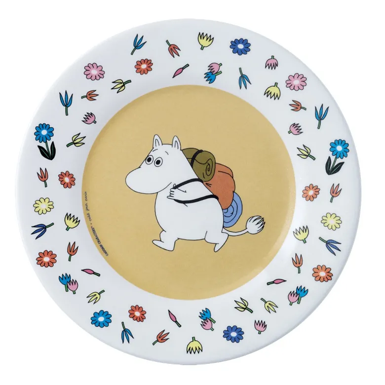 Petit Jour Paris Lunch Plate, Moomin with Backpack
