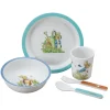 Petit Jour Paris, Peter Kanin Children's Tableware Gift Set with 5 Pieces - Blue