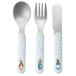 Petit Jour Paris, Peter Rabbit 3-Piece Cutlery Set.