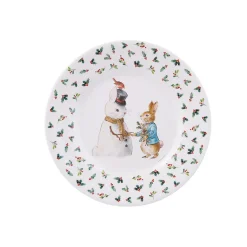 Petit Jour Paris, Peter Rabbit Flat Plate, Christmas - Snowman