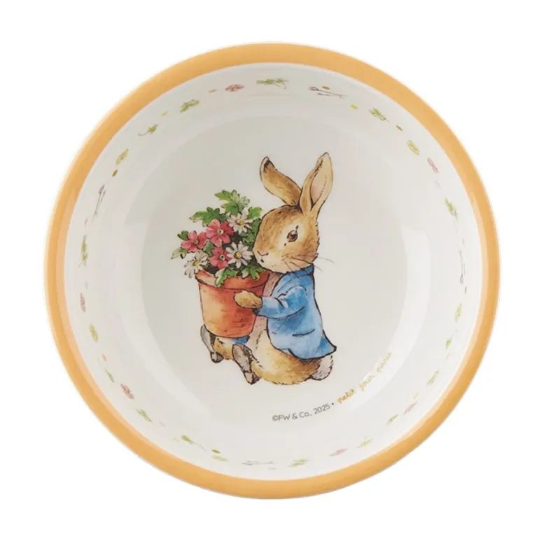 Petit Jour Paris, Peter Rabbit Bowl - Apricot