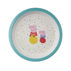 Petit Jour Paris Plate, Peppa Pig - Blue