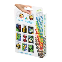 Pixel Mosaic Keychain, Mini Mosaic Beads, Set of 3 - Cool