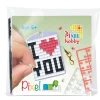 Pixel Mosaic Starter Set, Keychain - I Love You