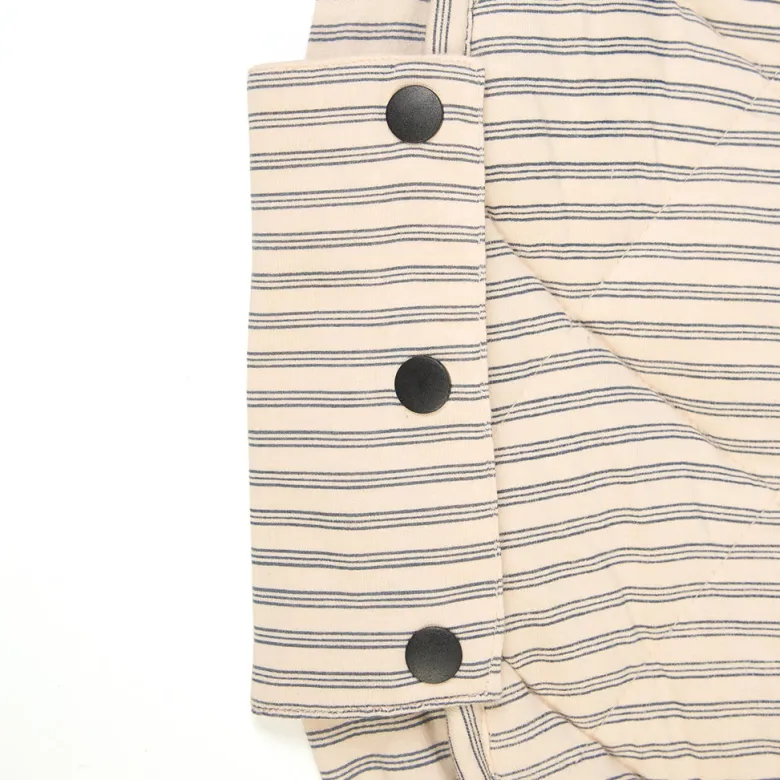 Play&Go 2-in-1 Baby Blanket, Organic - Stripes Blue