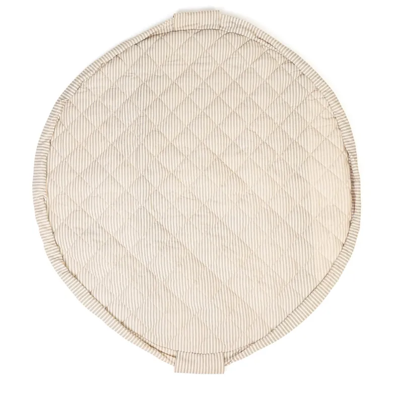 Play&Go 2-in-1 Baby Blanket, Organic - Stripes Blue