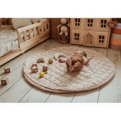 Play&Go 2-in-1 Baby Blanket, Organic - Stripes Brown