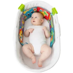 Playgro Activity Toy: Reversible Tummy Time Fabric Book with Mirror