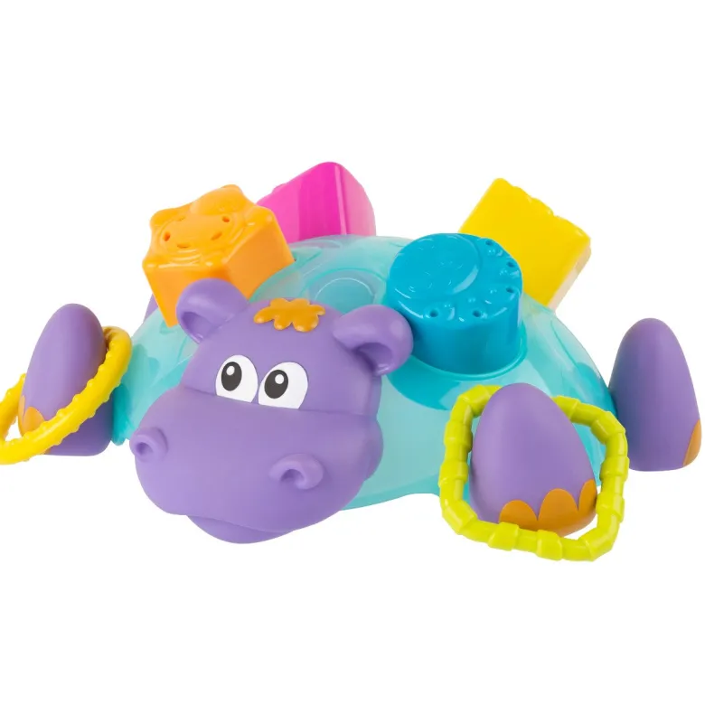 Playgro Bath Toy, Floating Hippo - Shapes