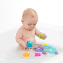 Playgro Bath Toy, Floating Hippo - Shapes