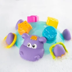 Playgro Bath Toy, Floating Hippo - Shapes