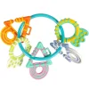 Playgro Teething Ring with Hanger, Teething Links - Refresh