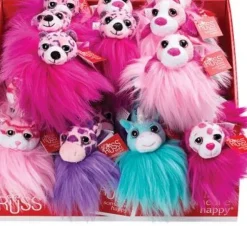 Pom Pom Keychains, Assorted